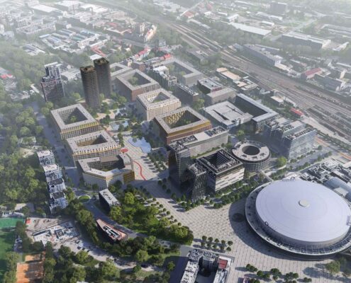 Praha 9 chce vybudovat nové centrum městské části u O2 Arény